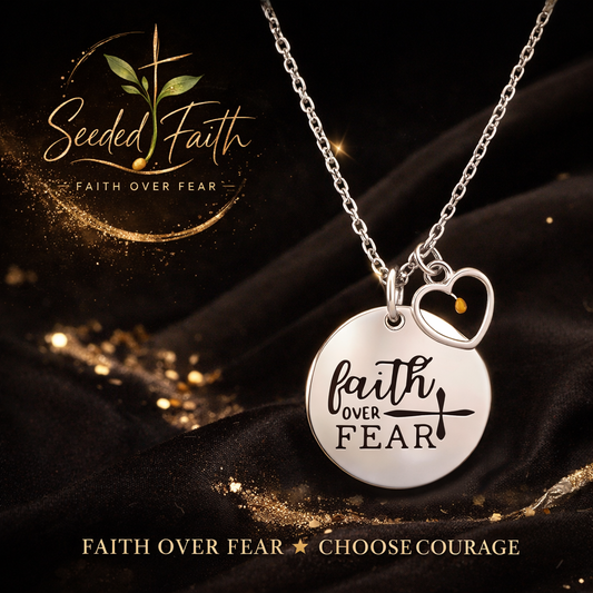 Faith over Fear Heart Pendant™